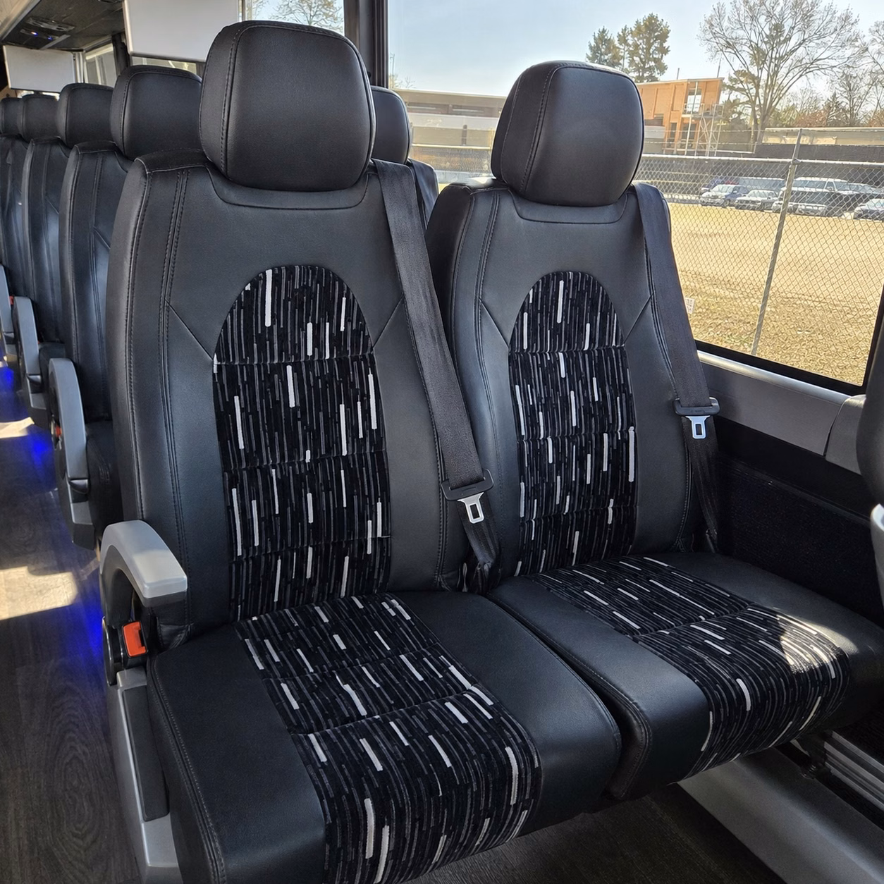 sports team fan charter bus rentals in parker